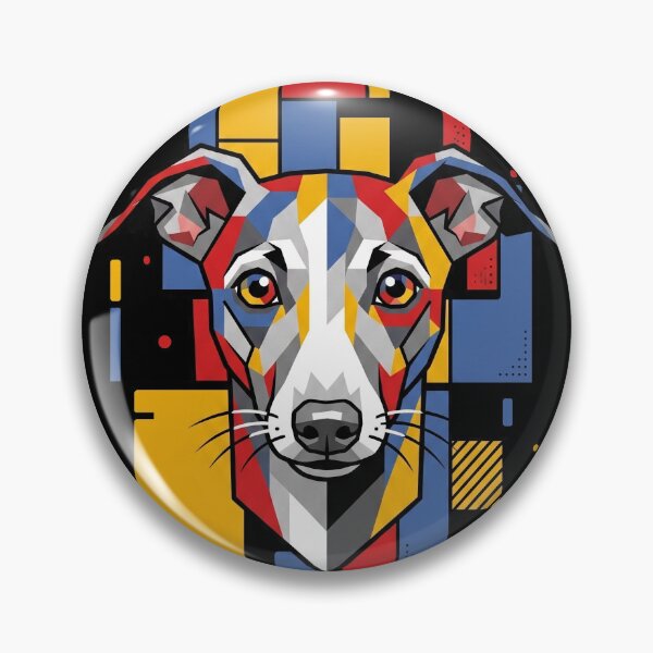 Item preview, Funny Italian Greyhound Colorful Blocks Geometric Art Mom Dad Kids designed and sold by FurryHavenPH.