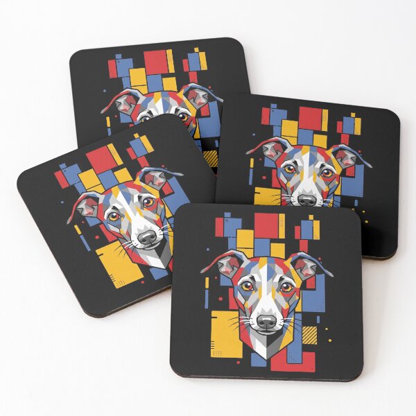 Item preview, Funny Italian Greyhound Colorful Blocks Geometric Art Mom Dad Kids designed and sold by FurryHavenPH.