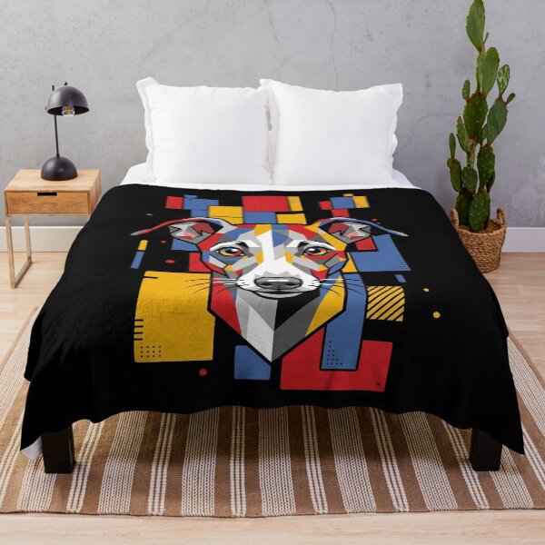 Item preview, Funny Italian Greyhound Colorful Blocks Geometric Art Mom Dad Kids designed and sold by FurryHavenPH.