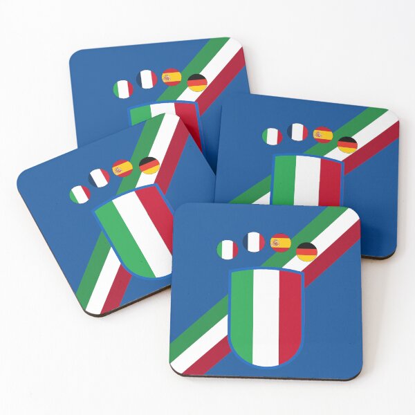 Item preview, Italy - World Champions Host Nations Minimalist Football Crest designed and sold by p-Phictures4.