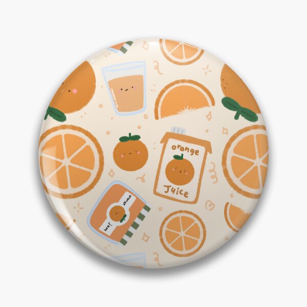 Item preview, Kawaii Orange Seamless Pattern designed and sold by MiloverseOfficial.