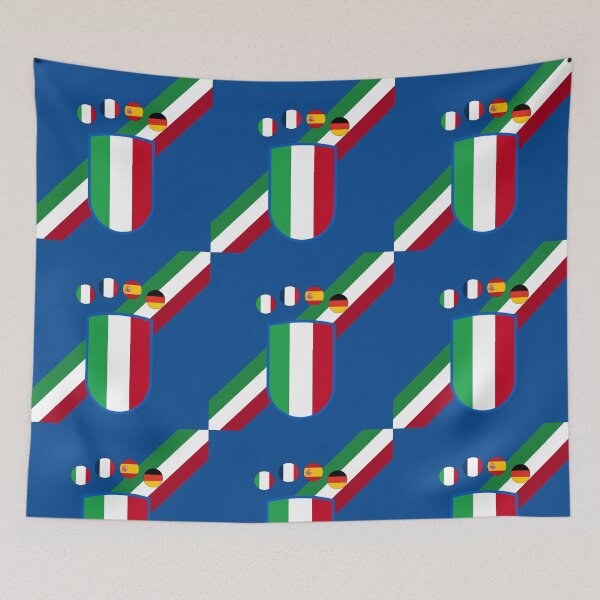 Item preview, Italy - World Champions Host Nations Minimalist Football Crest designed and sold by p-Phictures4.