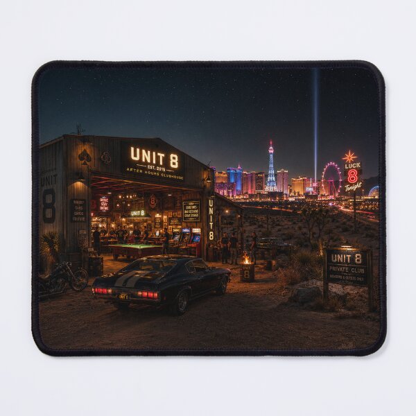 Item preview, Unit 8 Vegas Clubhouse - Solid Square designed and sold by AfterDarkVisuals.