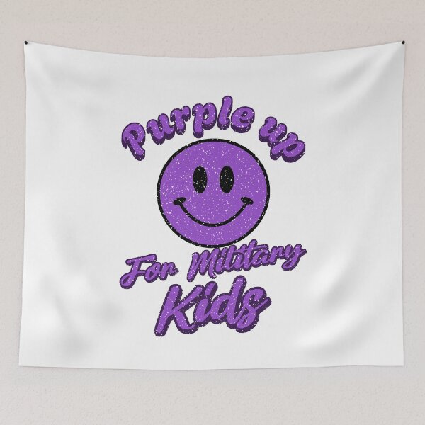 Item preview, Purple Up For Military Kids Month designed and sold by drchzak.