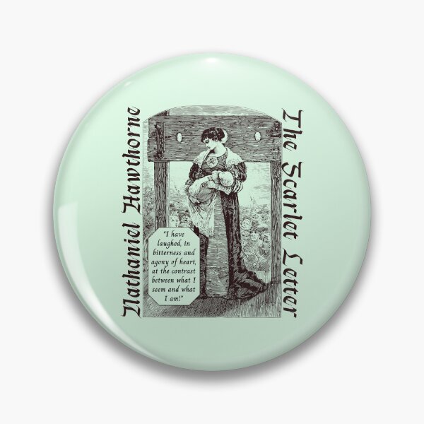 Item preview, Nathaniel Hawthorne quote: I have laughed, in bitterness and agony of heart, at the contrast between what I seem and what I am! designed and sold by artbleed.