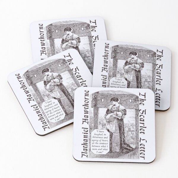 Item preview, Nathaniel Hawthorne quote: I have laughed, in bitterness and agony of heart, at the contrast between what I seem and what I am! designed and sold by artbleed.