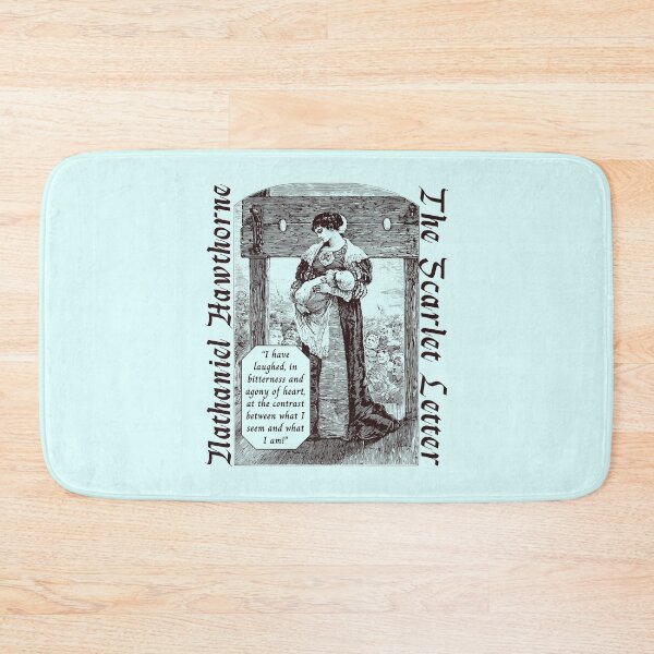 Item preview, Nathaniel Hawthorne quote: I have laughed, in bitterness and agony of heart, at the contrast between what I seem and what I am! designed and sold by artbleed.