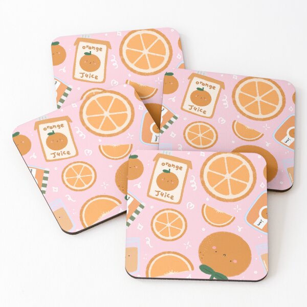 Item preview, Kawaii Orange Seamless Pattern designed and sold by MiloverseOfficial.