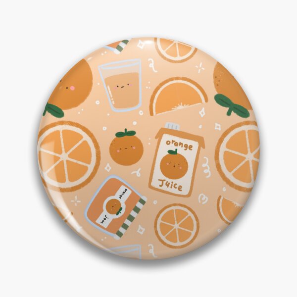 Item preview, Kawaii Orange Seamless Pattern designed and sold by MiloverseOfficial.
