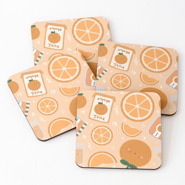 Item preview, Kawaii Orange Seamless Pattern designed and sold by MiloverseOfficial.