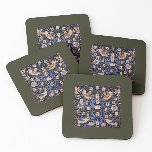 Item preview, Mahjong Mahj Mahgirls Pause William Morris Strawberry Thief designed and sold by SunfullyYours.