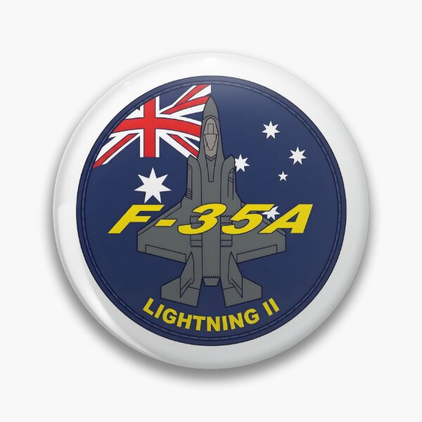 Item preview, Royal Australian Air Force F-35A Lightning II Military Patch designed and sold by CharlieDesings.