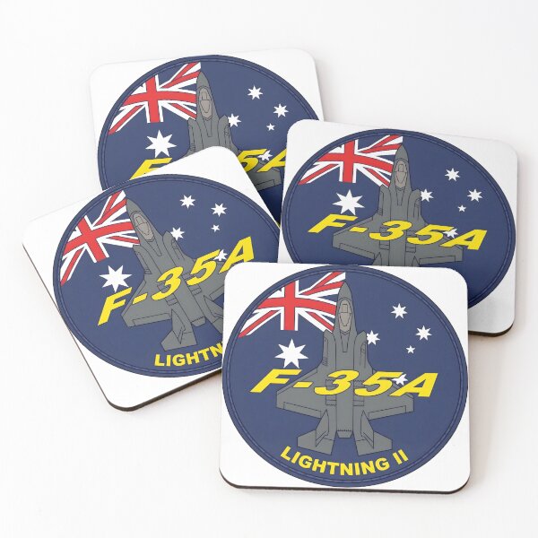 Item preview, Royal Australian Air Force F-35A Lightning II Military Patch designed and sold by CharlieDesings.