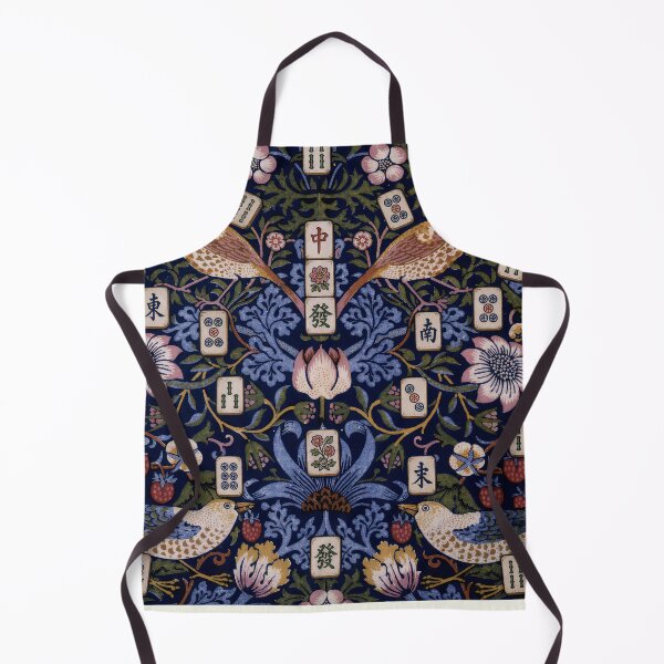 Item preview, Mahjong Mahj Mahgirls Pause William Morris Strawberry Thief designed and sold by SunfullyYours.