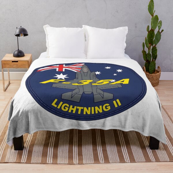 Item preview, Royal Australian Air Force F-35A Lightning II Military Patch designed and sold by CharlieDesings.