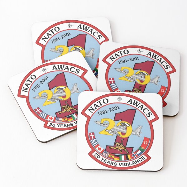 Item preview, NATO AWACS Squadron 1 20th Anniversary 1981-2001 Military Patch designed and sold by CharlieDesings.