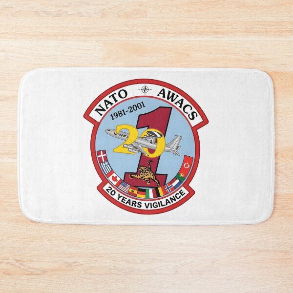 Item preview, NATO AWACS Squadron 1 20th Anniversary 1981-2001 Military Patch designed and sold by CharlieDesings.