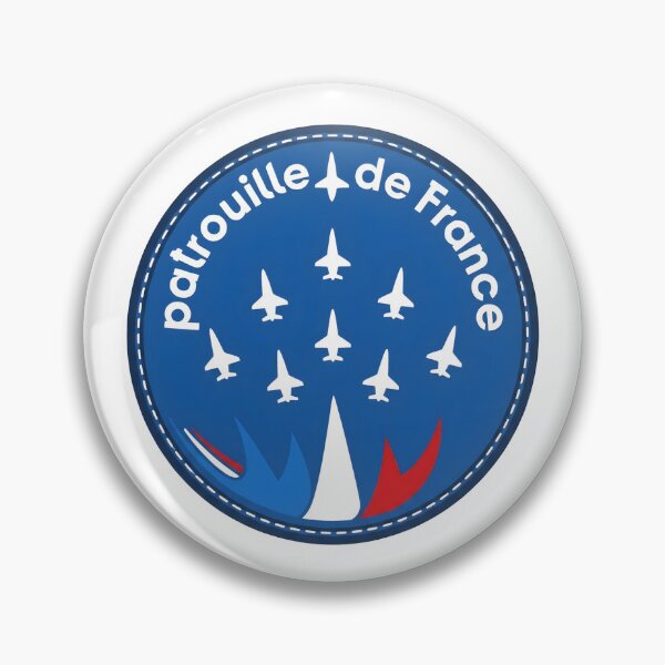 Item preview, Patrouille de France Aerobatic Team Military Patch designed and sold by CharlieDesings.
