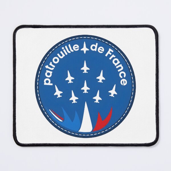 Item preview, Patrouille de France Aerobatic Team Military Patch designed and sold by CharlieDesings.