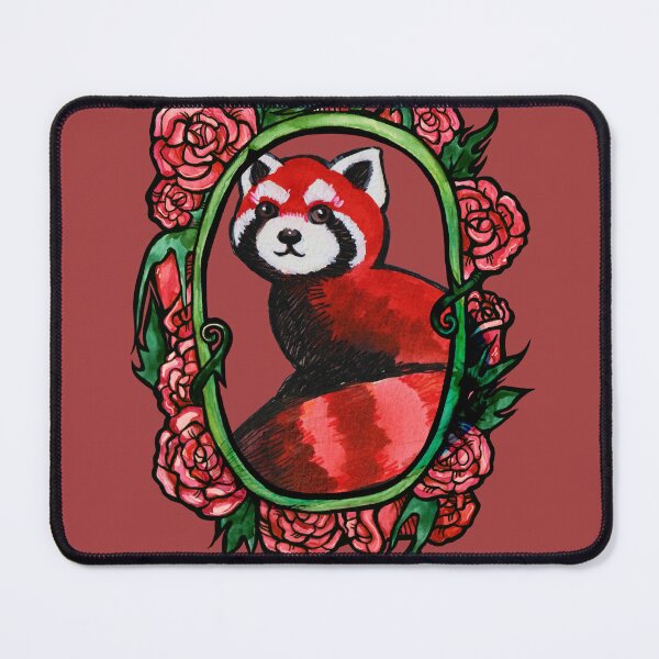 Item preview, Red Panda Roses designed and sold by lacychenault.