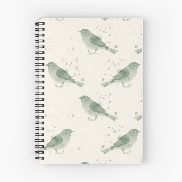 Item preview, Sage Green Bird Silhouette and Watercolor Splatter designed and sold by wissal.studio.