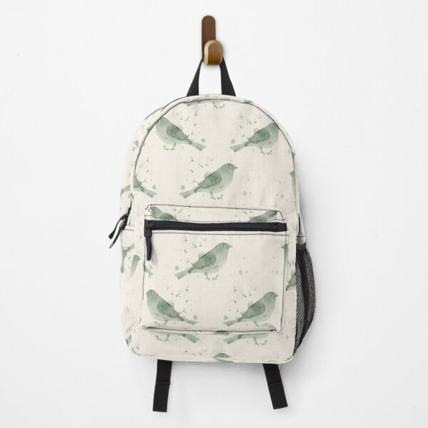Item preview, Sage Green Bird Silhouette and Watercolor Splatter designed and sold by wissal.studio.