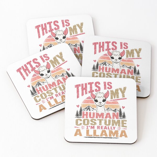 Item preview, This Is My Human Costume I'm Really A Llama Funny Llama Lover Animal Humor designed and sold by RetroMini2026.