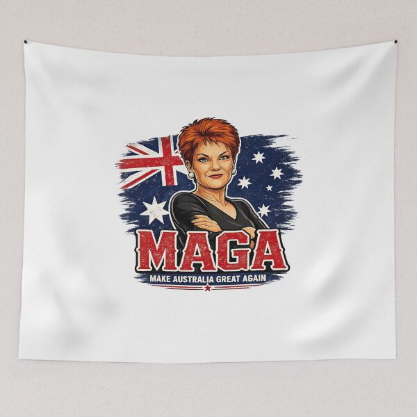 Item preview, MAGA Pauline Hanson designed and sold by OldSchool90s.