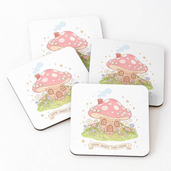 Item preview, Whimsical Toadstool Dwelling Kawaii Reader Art designed and sold by FrankOliver.