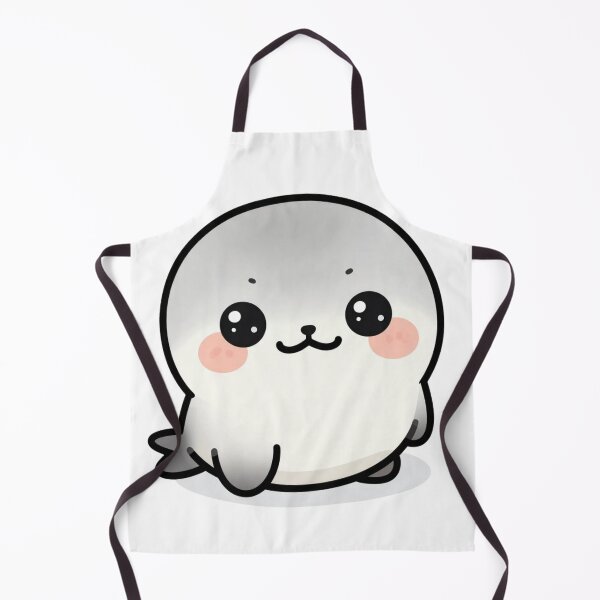 Item preview, Cute Sweet Smiling Kawaii Seal Cartoon | Adorable Seal Sticker & Gift Design designed and sold by Rood Art Studio.