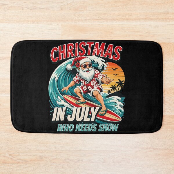 Item preview, Christmas in July Santa Surfing Summer Beach Vacation Outfit designed and sold by OlakunleOloroz.