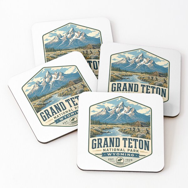 Item preview, Grand Teton National Park Wyoming Est. 1929 Travel Souvenir Nature Explorer designed and sold by Simsimah26Parks.