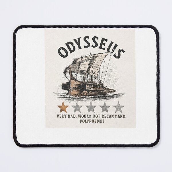 Item preview, The Odyssey Movie Odysseus Polyphemus One Star Review Funny Graphic Art designed and sold by darkdotsdesigns.
