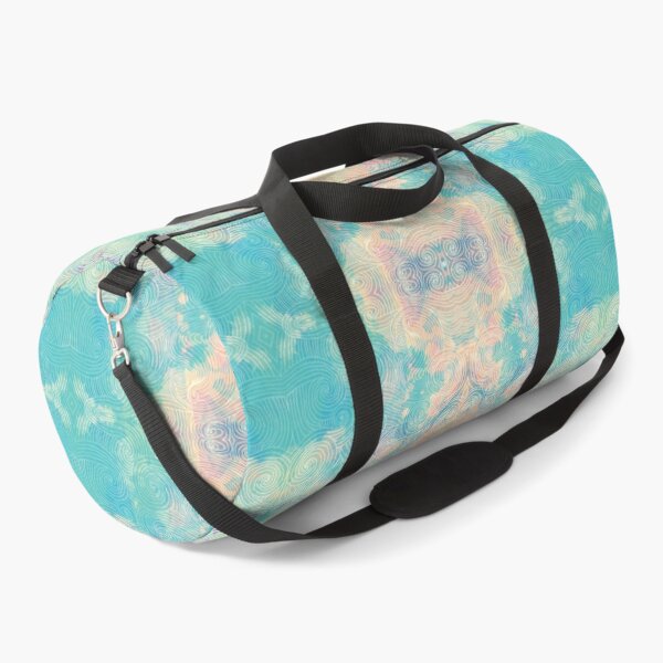 Item preview, Boho Teal Soft Pastels with lined overlay Pattern designed and sold by Stylistix Creations.