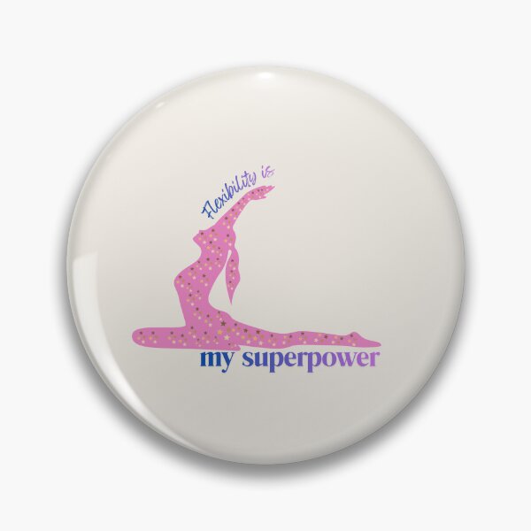 Item preview, Flexibility Is My Superpower | Funny Yoga Gift | Stretching Lover Illustration designed and sold by OlgaLuna_design.