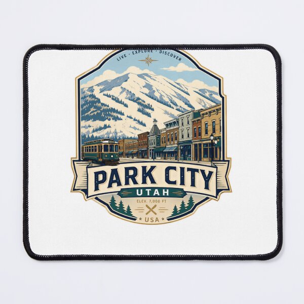 Item preview, Live Explore Discover Park City Utah Elev 7000 Ft USA Ski Mountain Travel Adventure designed and sold by Simsimah26Parks.