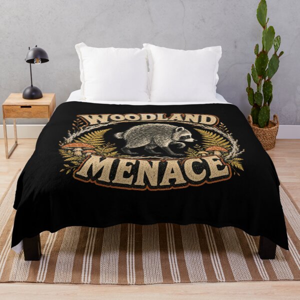 Item preview, Vintage Awkward Raccoon Woodland Humor designed and sold by AMICO77.