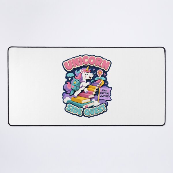 Item preview, Back to School Unicorn Side Quest: Find Something Awesome designed and sold by Fenay Designs.