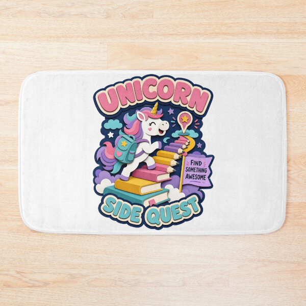 Item preview, Back to School Unicorn Side Quest: Find Something Awesome designed and sold by Fenay Designs.