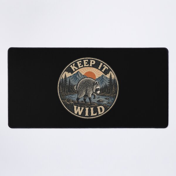 Item preview, Vintage Awkward Raccoon Woodland Humor designed and sold by AMICO77.