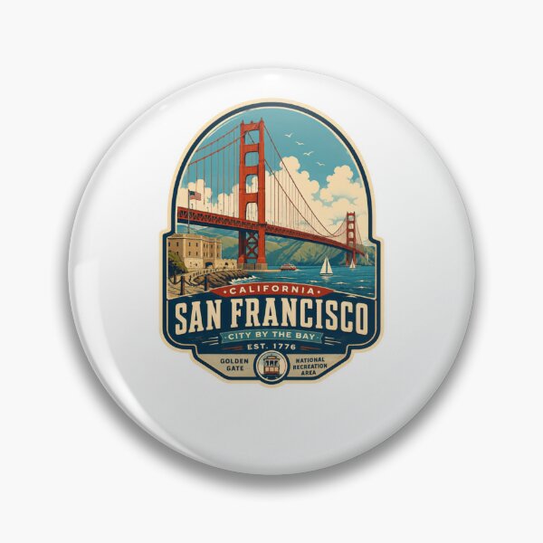 Item preview, San Francisco California City By The Bay Golden Gate designed and sold by Simsimah26Parks.
