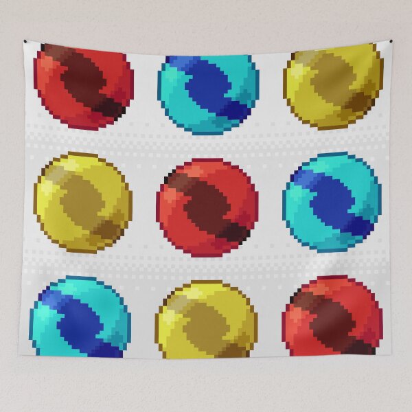 Item preview, Pixelart marble pattern (Primary colours) designed and sold by CyberphnxArtz.