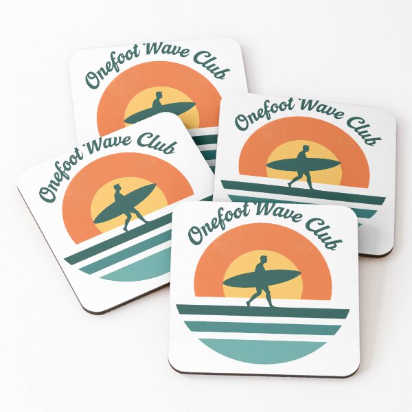 Item preview, Onefoot Wave Club Funny Amputee Surfer Adaptive Sports Sunset T-Shirt designed and sold by pawsome purrfect.