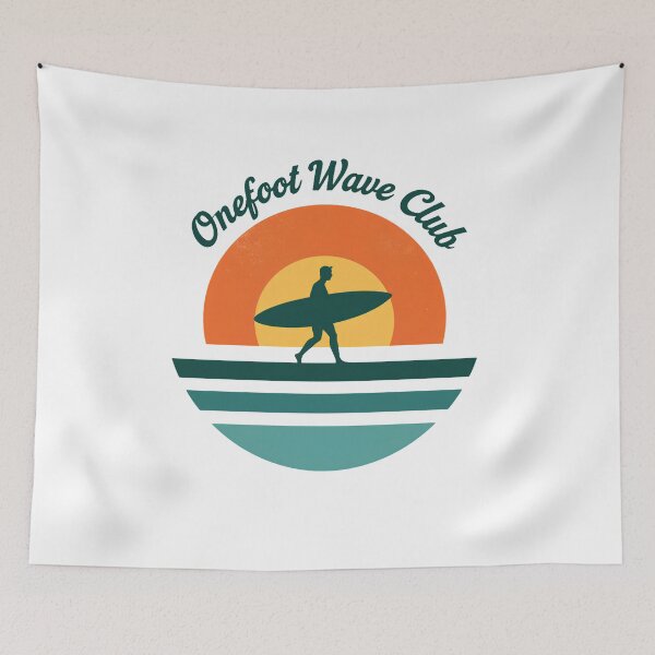 Item preview, Onefoot Wave Club Funny Amputee Surfer Adaptive Sports Sunset T-Shirt designed and sold by pawsome purrfect.
