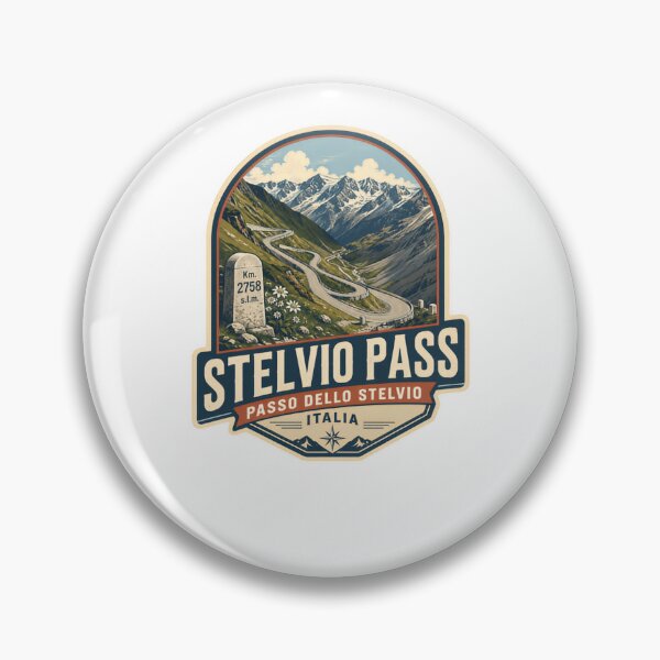 Item preview, Stelvio Pass Passo Dello Stelvio Italia Mountain Pass Travel Cycling Motorcycle Adventurer designed and sold by Simsimah26Parks.