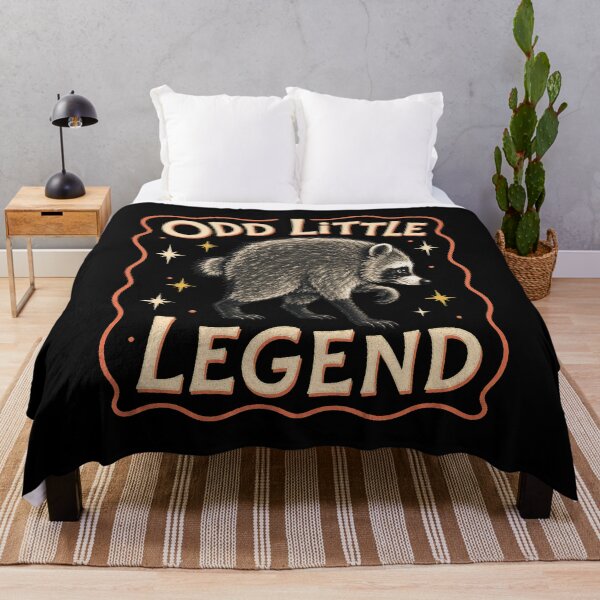 Item preview, Vintage Awkward Raccoon Woodland Humor designed and sold by AMICO77.