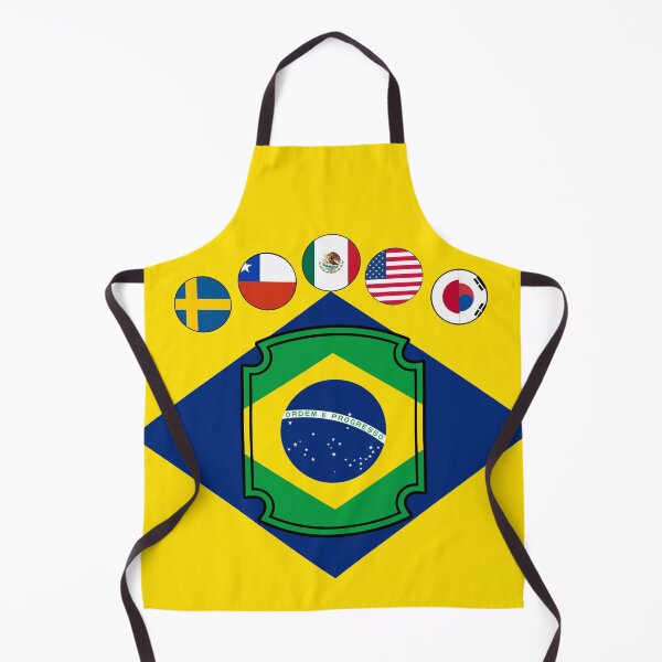 Item preview, Brazil - World Champions Host Nations Minimalist Football Crest designed and sold by p-Phictures4.