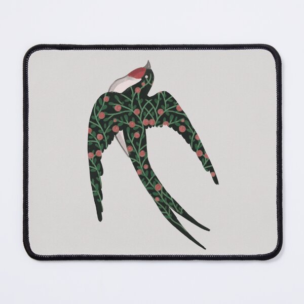 Item preview, Folklore birds, swallow, wild roses, folk art designed and sold by Dormitria.