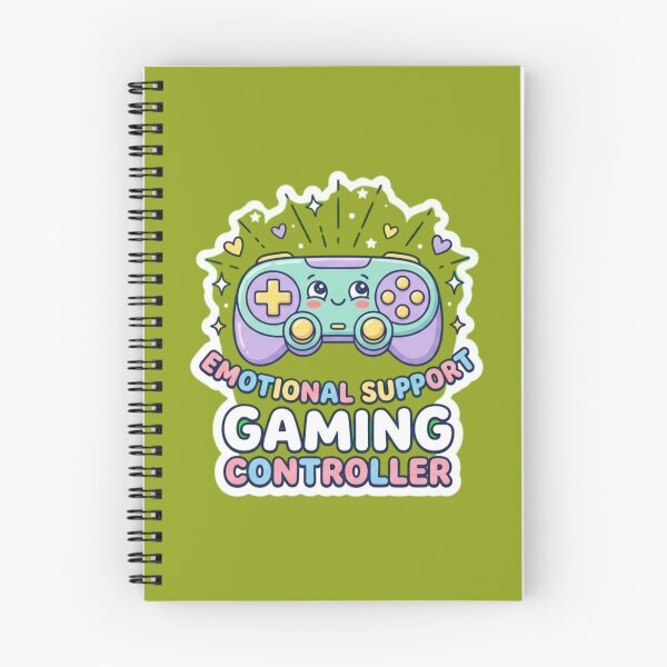 Item preview, Emotional Support Gaming Controller - Cute Retro Gamepad Gamer Meme Sticker designed and sold by Amituniqart.