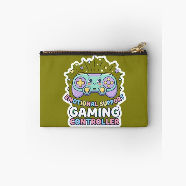Item preview, Emotional Support Gaming Controller - Cute Retro Gamepad Gamer Meme Sticker designed and sold by Amituniqart.